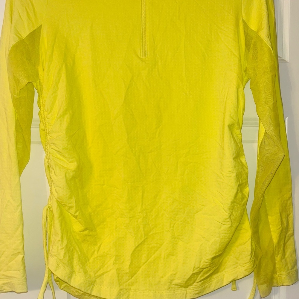 Nwot Ibkul Yellow Solid Adjustable Length Long Sl… - image 3